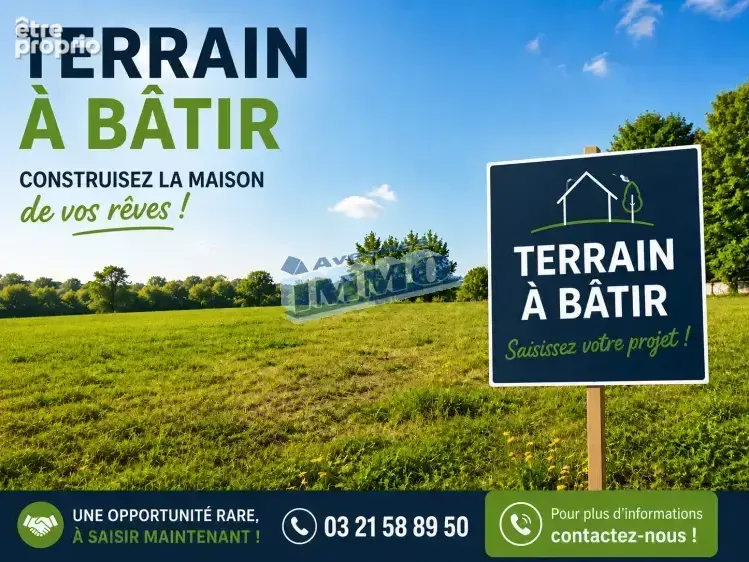 Photo Terrain à Tincques au prix de 59 000€