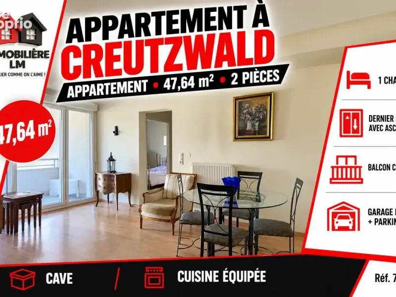 Photo Appartement à Creutzwald au prix de 94 395€