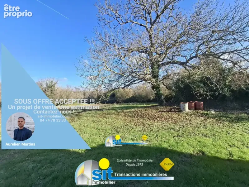 Photo Terrain à Cheyssieu au prix de 120 000€