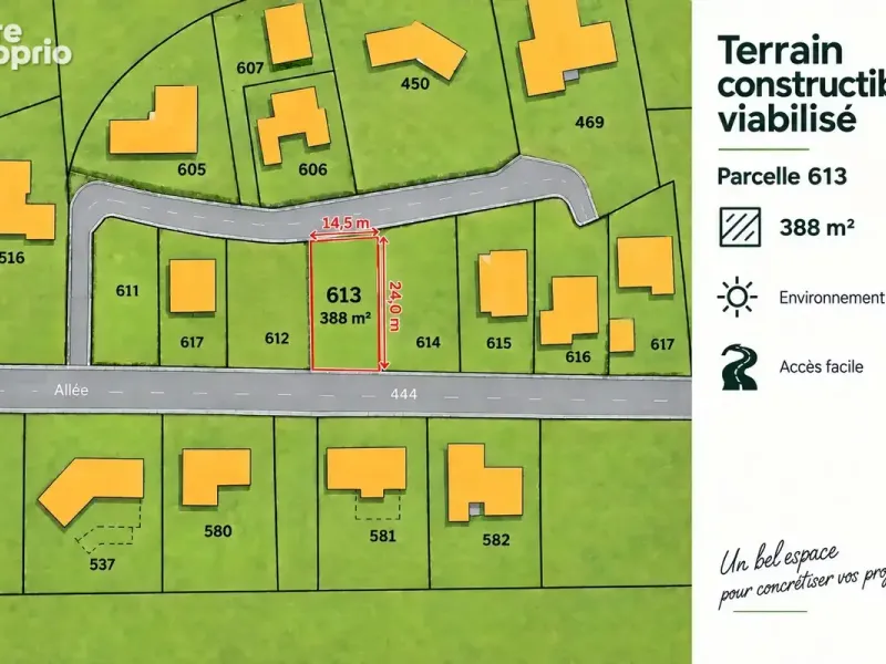 Photo Terrain à Cessenon-Sur-Orb au prix de 69 000€