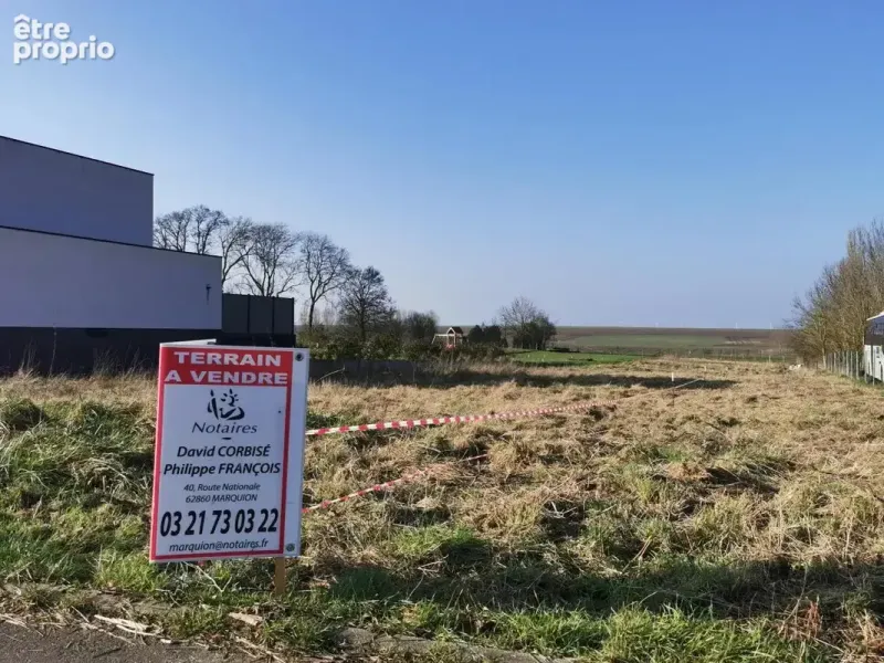 Photo Terrain à Marquion au prix de 21 250€