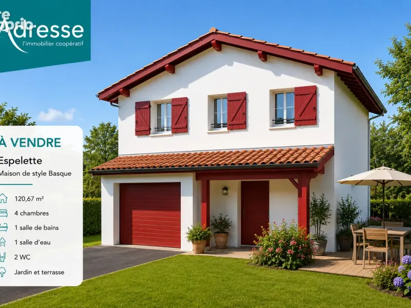 Photo Maison à Espelette au prix de 449 000€