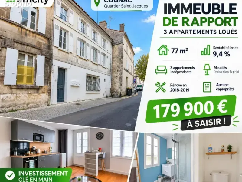 Photo Appartement à Cognac au prix de 179 900€