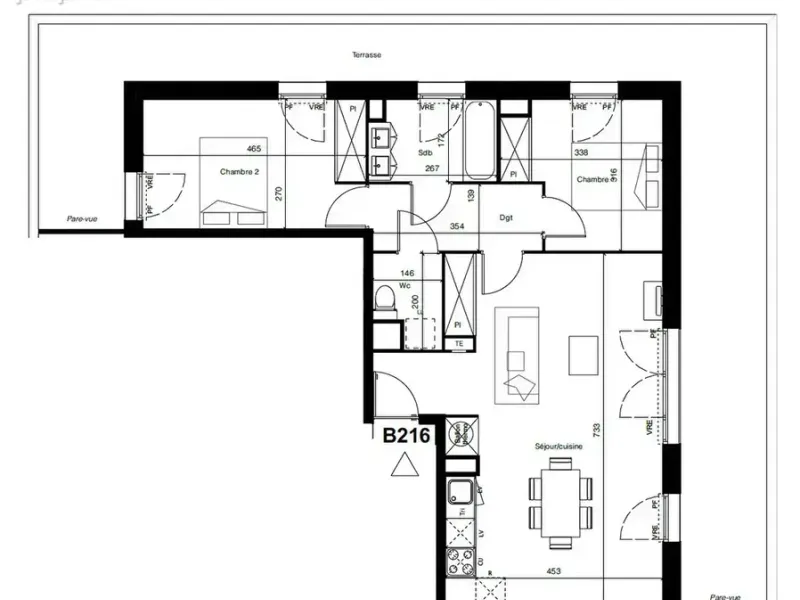 Photo Appartement à Tournefeuille au prix de 342 000€
