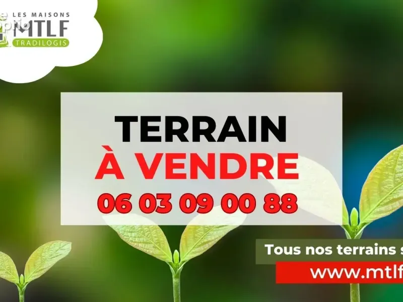 Photo Terrain à Boves au prix de 83 000€