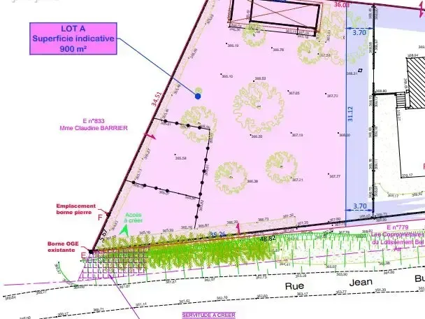 Photo Terrain à Valencin au prix de 260 000€