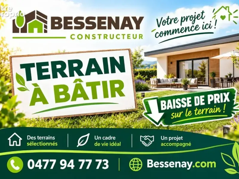 Photo Terrain à Chazelles-Sur-Lyon au prix de 89 000€