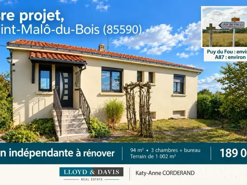 Photo Maison à Saint-Malo-Du-Bois au prix de 189 000€