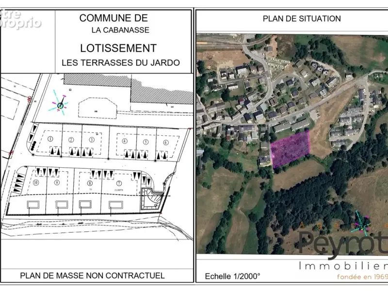 Photo Terrain à La Cabanasse au prix de 68 000€