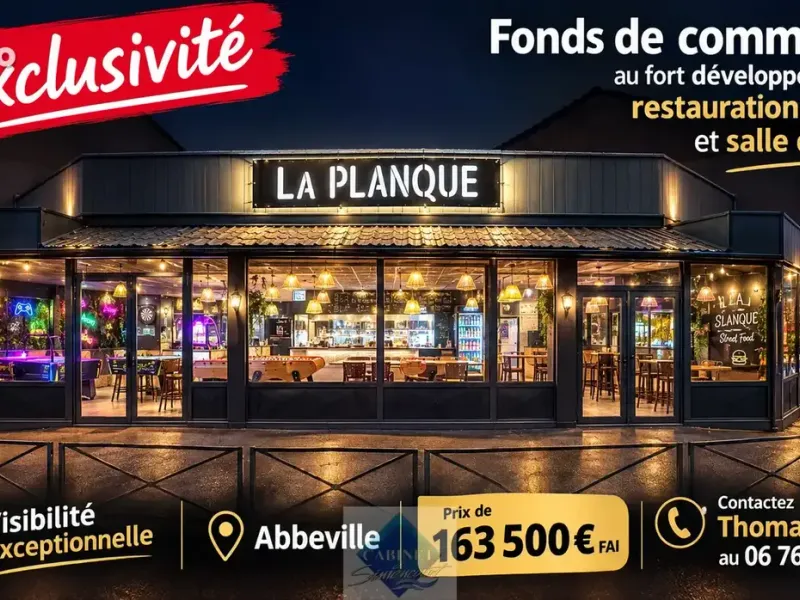 Photo Commerce à Abbeville au prix de 163 500€