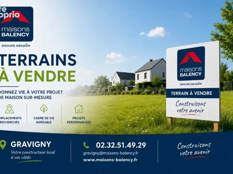 Photo Terrain à Gravigny au prix de 96 000€