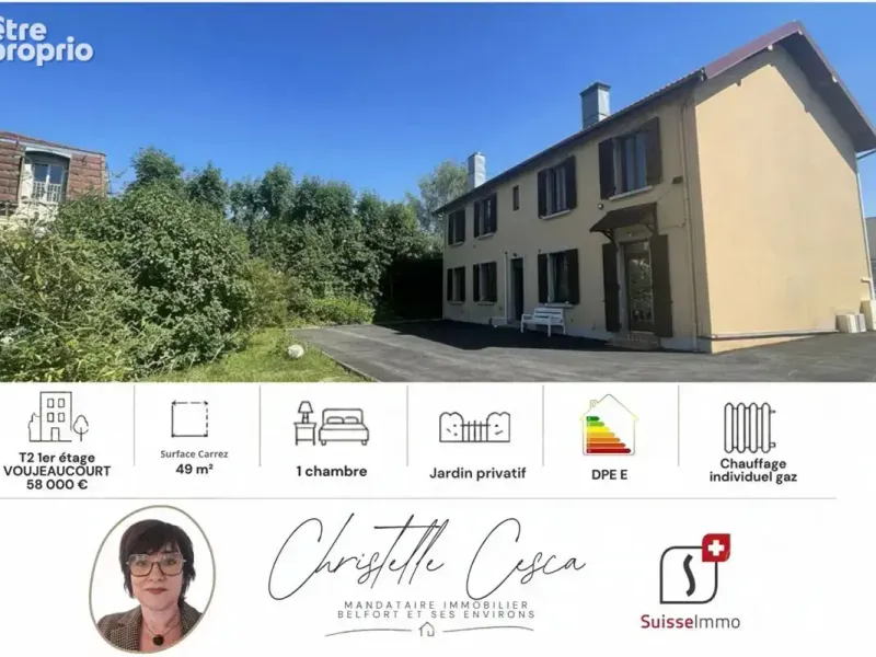 Photo Appartement à Voujeaucourt au prix de 58 000€