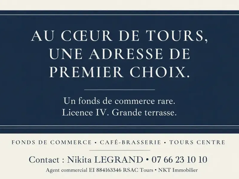 Photo Commerce à Tours au prix de 1 060 000€