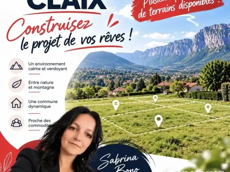 Photo Terrain à Claix au prix de 262 500€