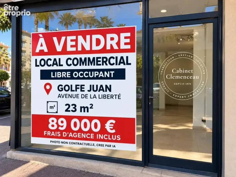 Photo Commerce à Vallauris au prix de 89 000€
