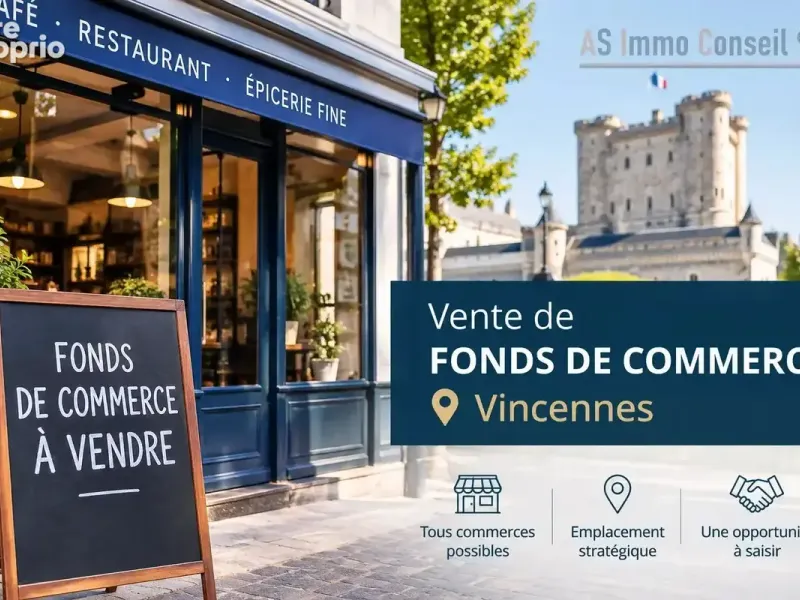 Photo Commerce à Vincennes au prix de 103 500€