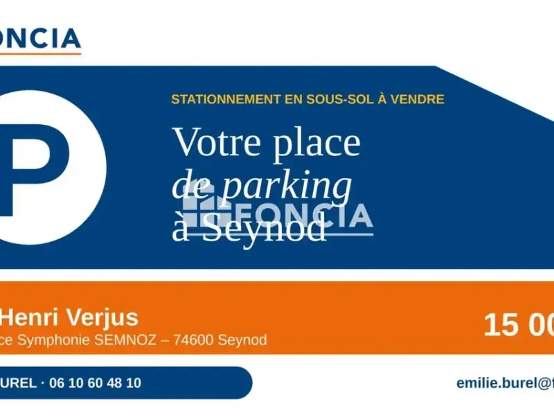 Photo Parking à Annecy au prix de 15 000€
