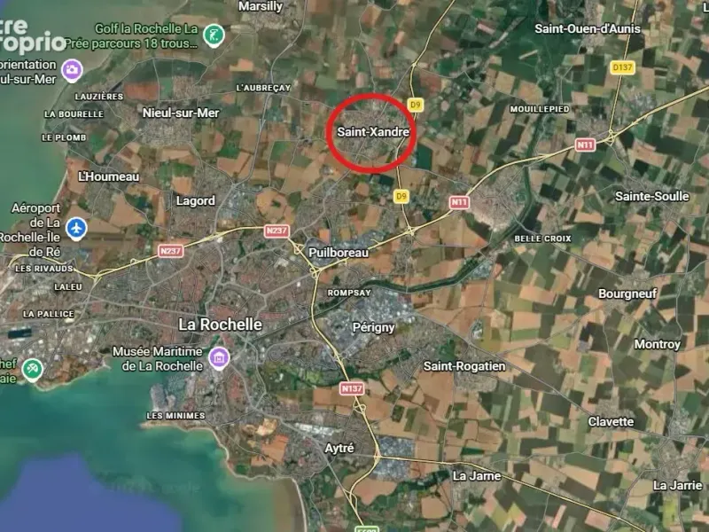 Photo Terrain à Saint-Xandre au prix de 187 250€