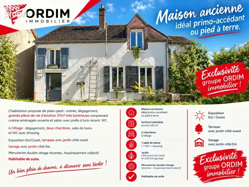Photo Maison à Leugny au prix de 94 000€