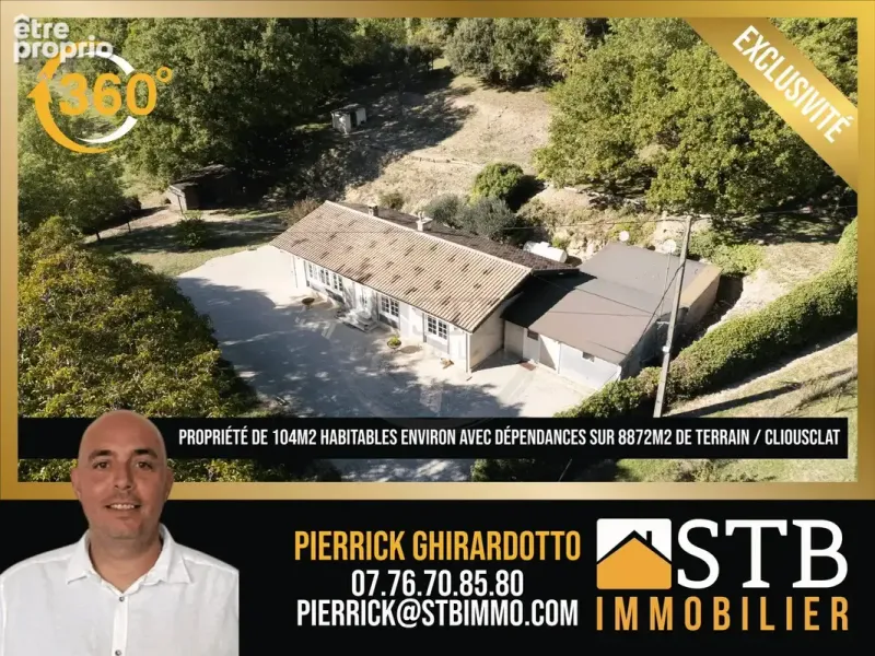 Photo Maison à Cliousclat au prix de 299 000€