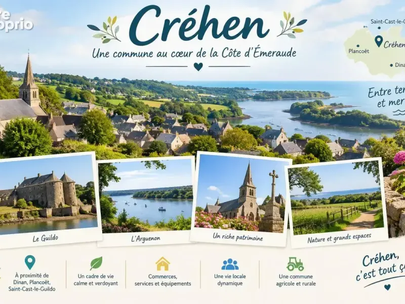 Photo Terrain à Crehen au prix de 32 300€