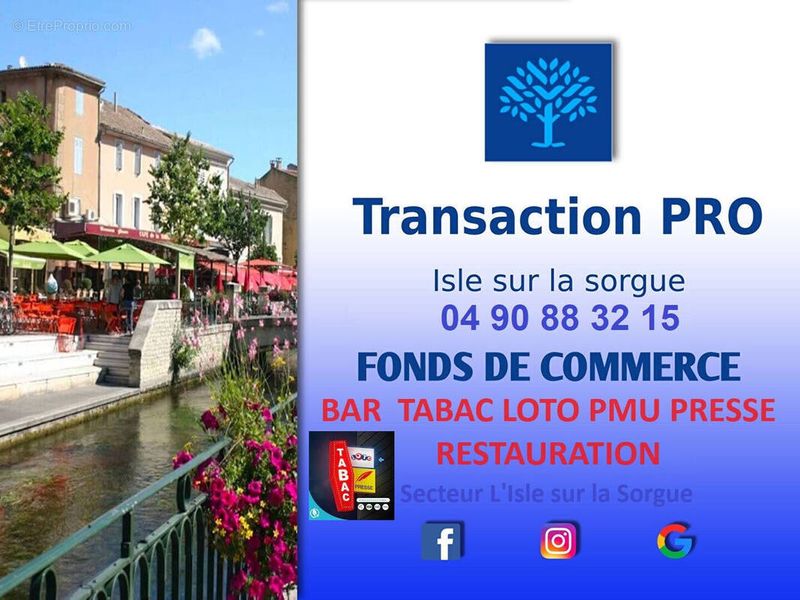 Photo Commerce à L'isle-Sur-La-Sorgue au prix de 617 700€
