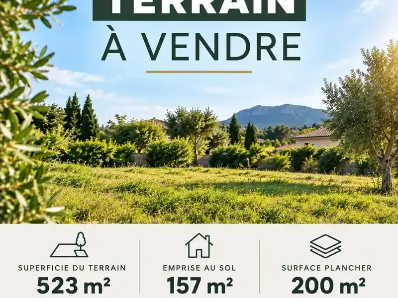 Photo Terrain à La Bouilladisse au prix de 230 000€