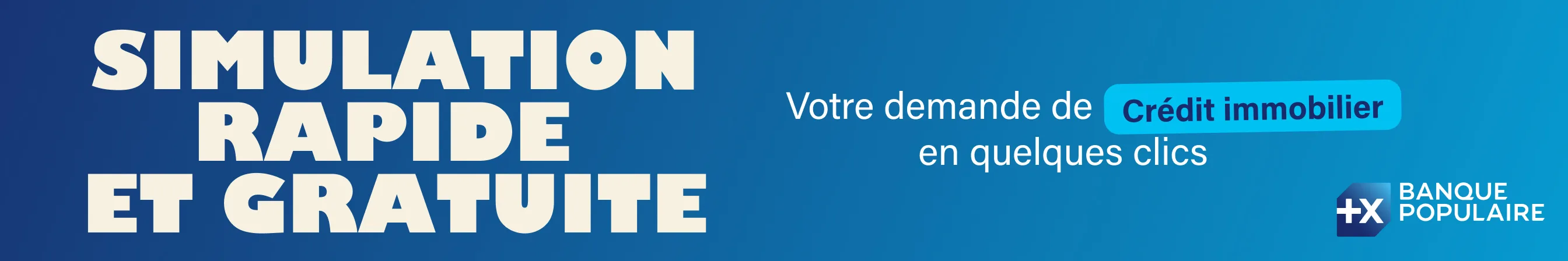Simuler un crédit immobilier avec Banque Populaire