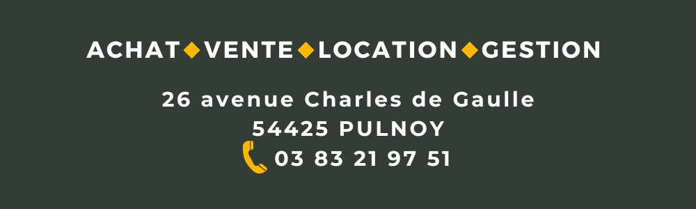 ORIA Immobilier PULNOY bannière