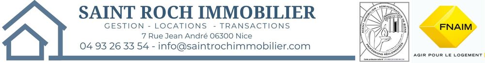 SAINT ROCH IMMOBILIER bannière