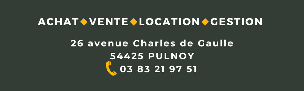 ORIA Immobilier PULNOY bannière