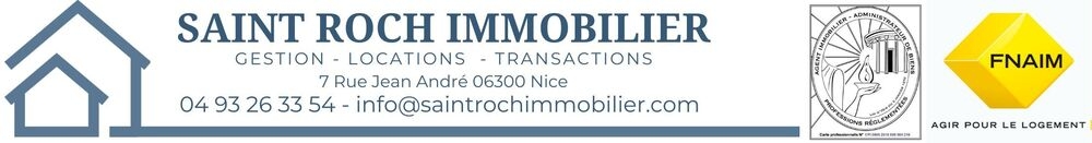 SAINT ROCH IMMOBILIER bannière