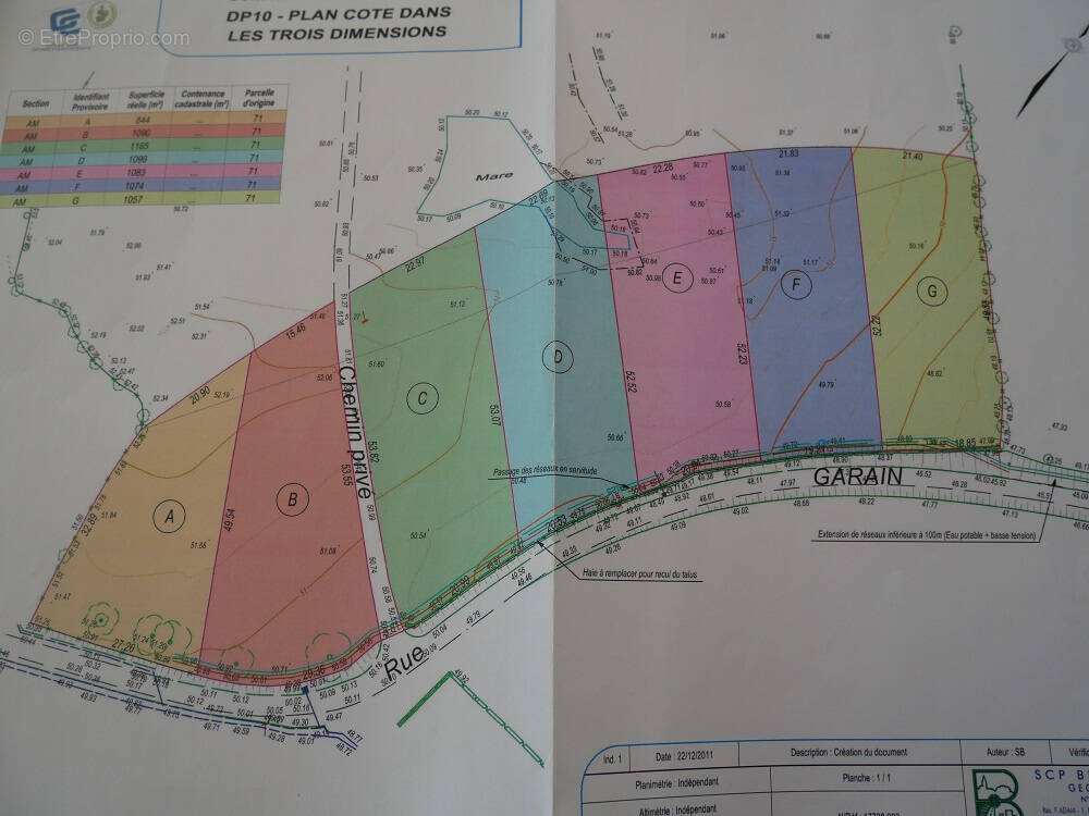 Terrain à LONGFOSSE