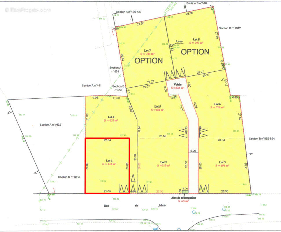 Terrain à LE BREIL-SUR-MERIZE