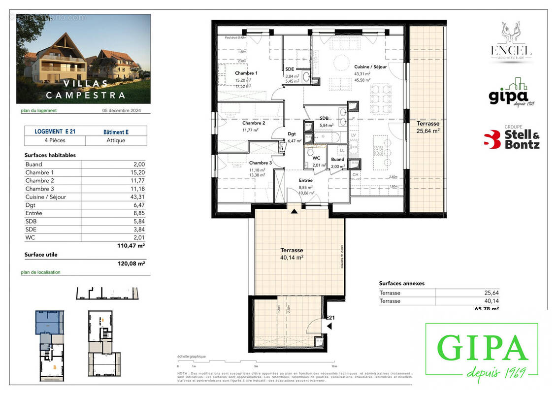 Appartement à BREUSCHWICKERSHEIM