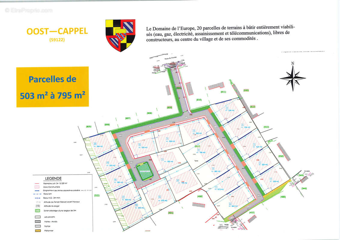 Terrain à OOST-CAPPEL