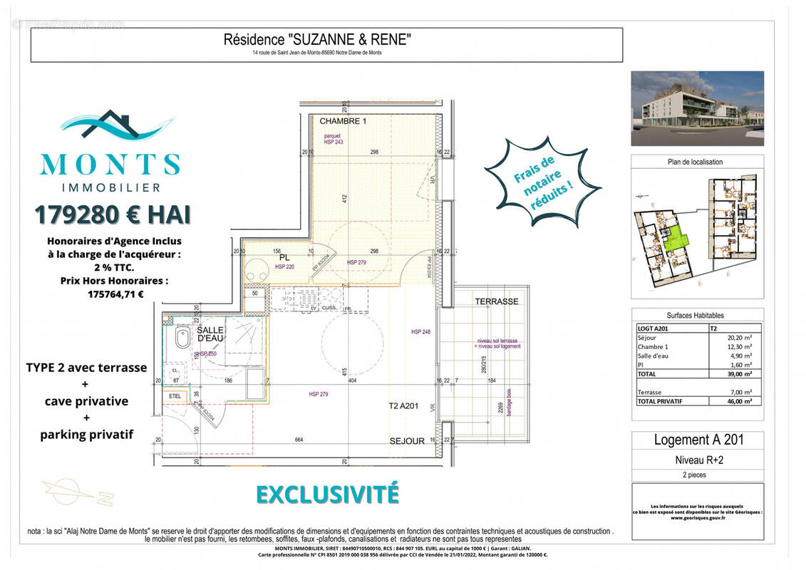 Appartement à NOTRE-DAME-DE-MONTS