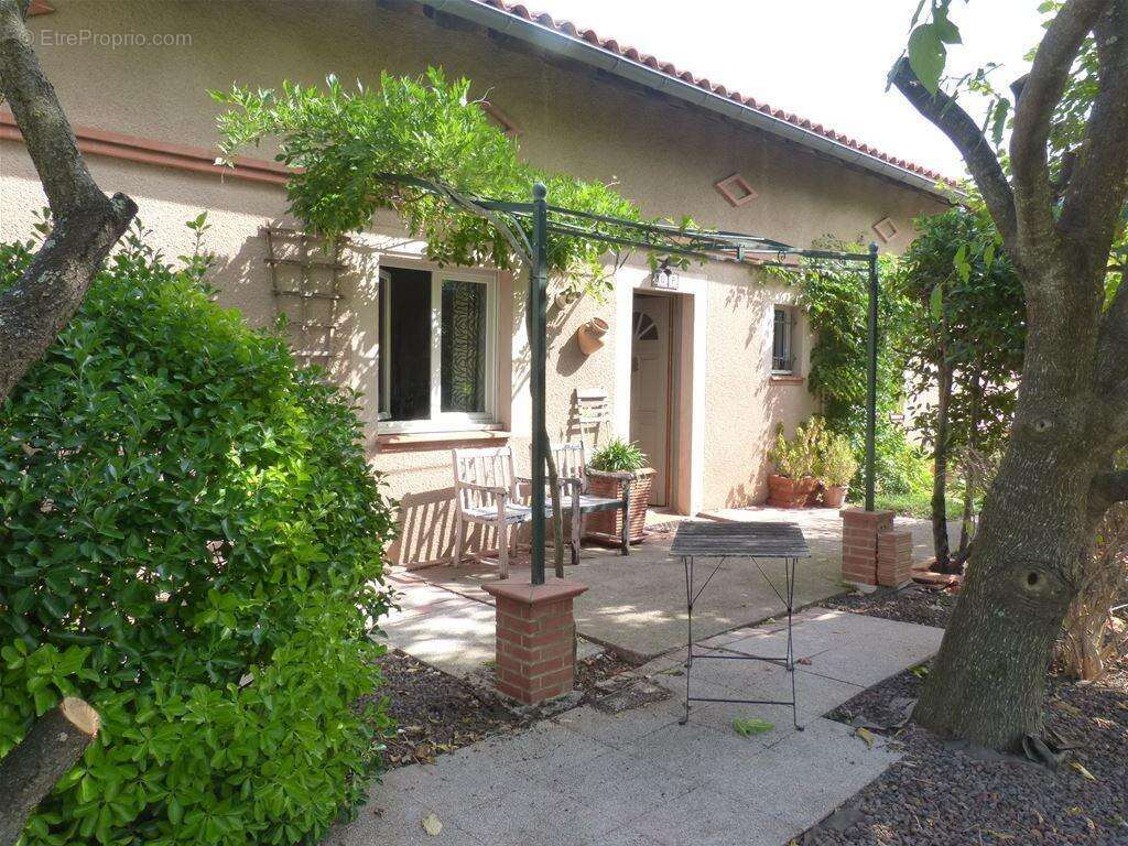 Nichée dans la verdure, la villa offre une 1ère terrasse au sud - Maison à COLOMIERS