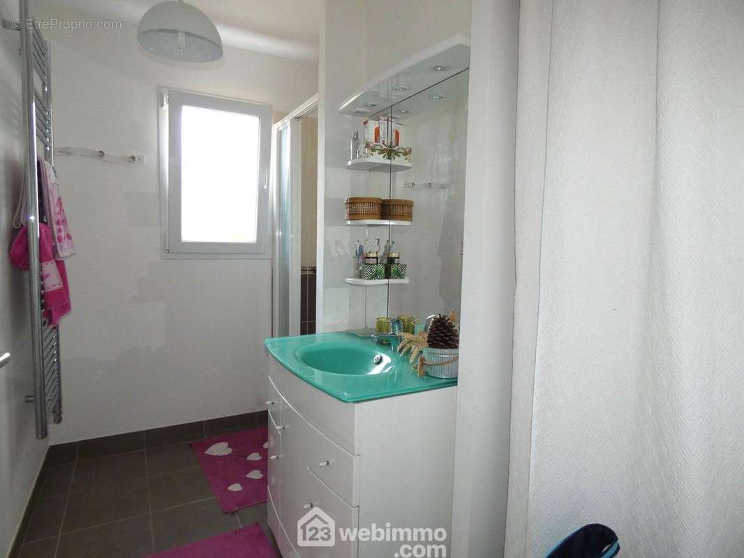 Une salle d&#039;eau et un WC séparé - Maison à LE BERNARD