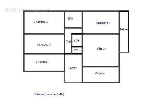 Appartement a louer bois-colombes - 5 pièce(s) - 109 m2 - Surfyn