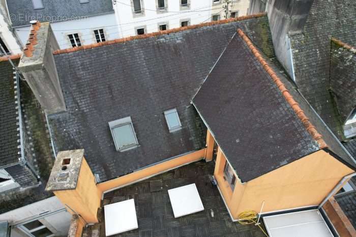 grande terrasse de toit - Appartement à LANDIVISIAU