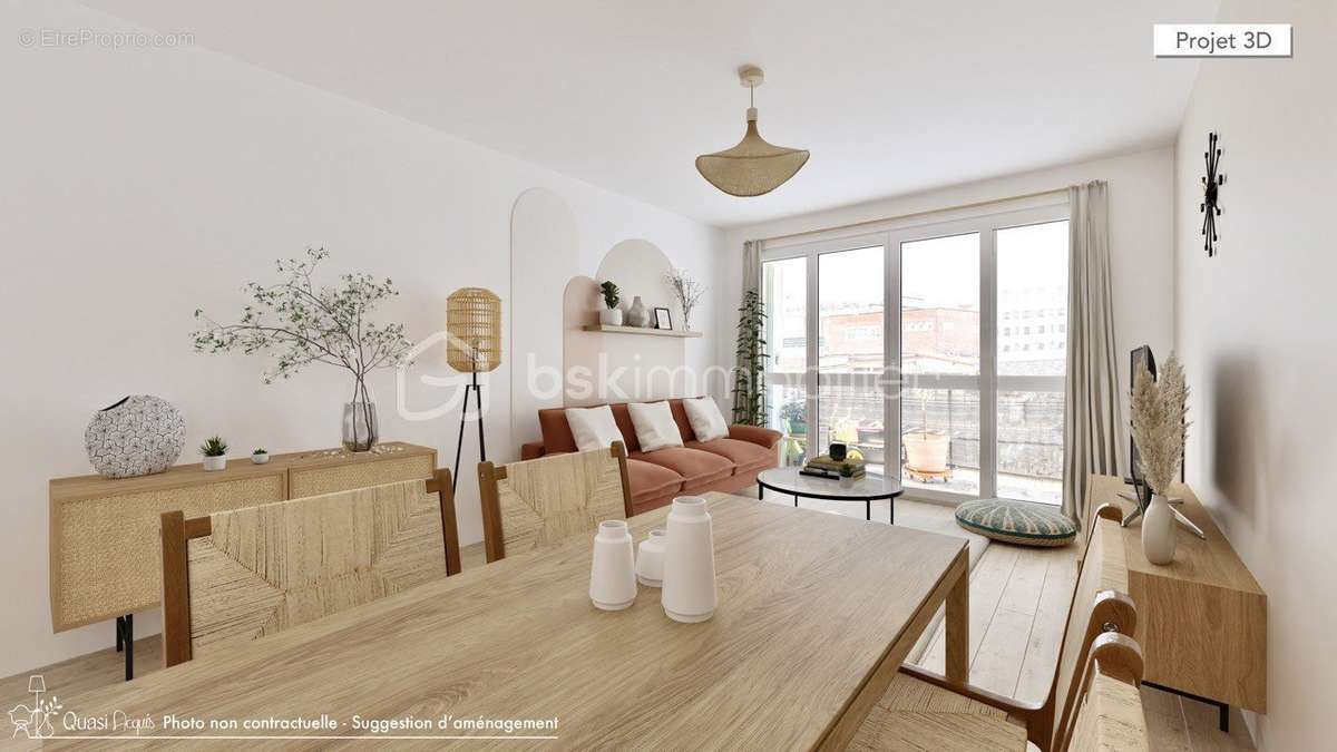 Appartement a louer malakoff - 4 pièce(s) - 74 m2 - Surfyn