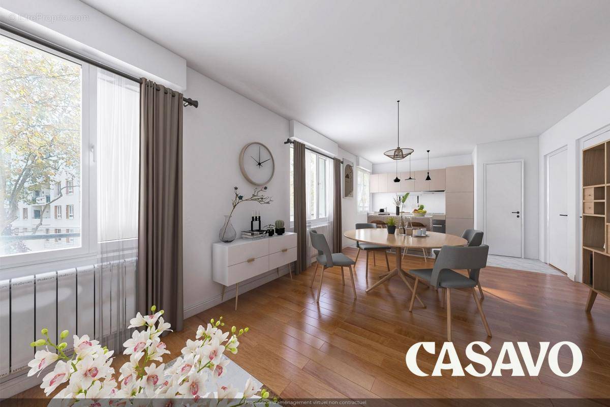 Appartement 3 pièce(s) 65 m²à vendre Bagneux