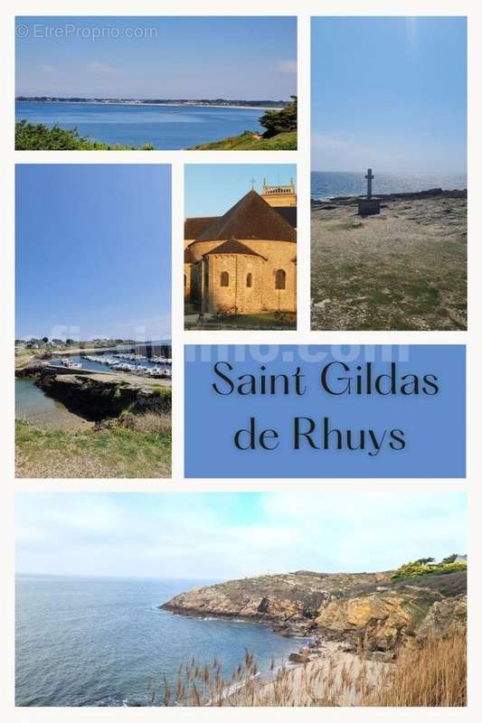 SAINT GILDAS DE RHUYS - Terrain à SAINT-GILDAS-DE-RHUYS
