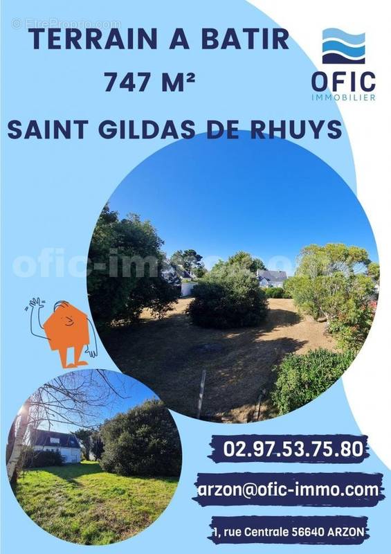 Terrain Saint Gildas - LOT B (1) - Terrain à SAINT-GILDAS-DE-RHUYS