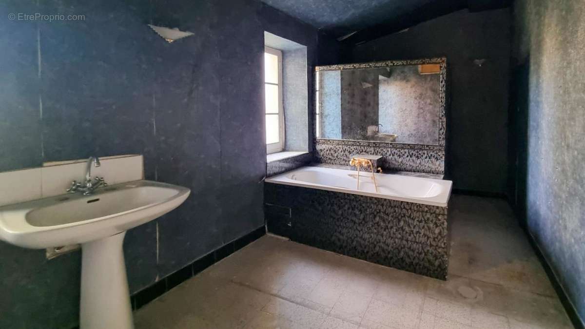 salle de bain - Maison à MALVIES