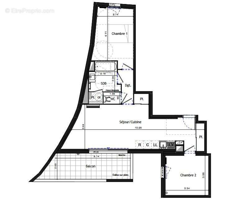 Appartement à CASTELNAU-LE-LEZ