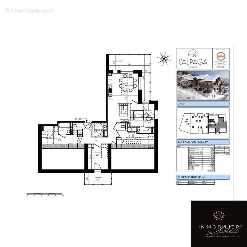 Appartement à LES AVANCHERS-VALMOREL