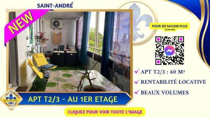 Appartement T4 à vendre Sainte Clotilde  - Appartement à SAINT-ANDRE