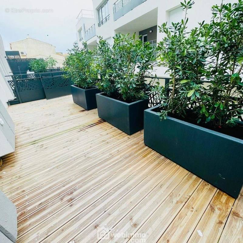 Votre terrasse de 15,75 m² - Appartement à FRONTIGNAN